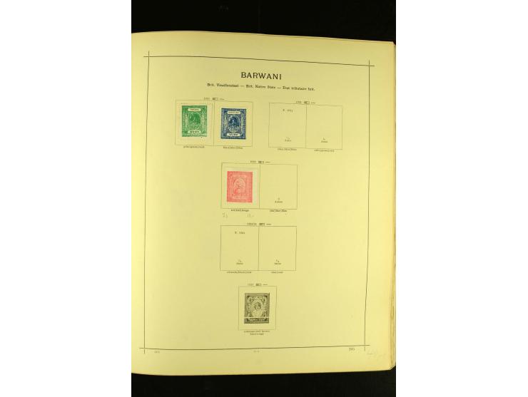 1875/1972 (ca.), ungebrauchte und gestempelte Sammlung mit besseren Ausgaben in 2 Schaubek-Alben