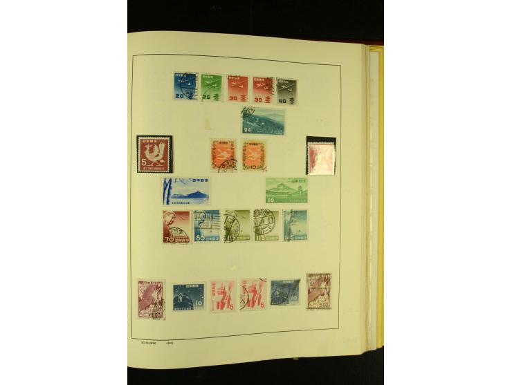 1875/1972 (ca.), ungebrauchte und gestempelte Sammlung mit besseren Ausgaben in 2 Schaubek-Alben
