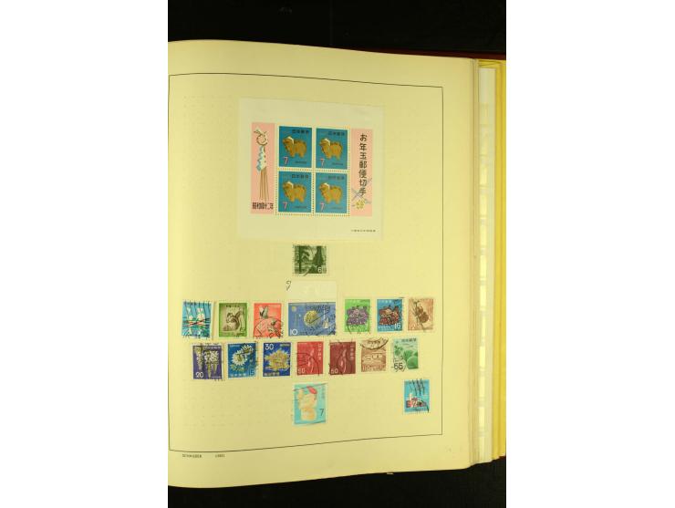 1875/1972 (ca.), ungebrauchte und gestempelte Sammlung mit besseren Ausgaben in 2 Schaubek-Alben