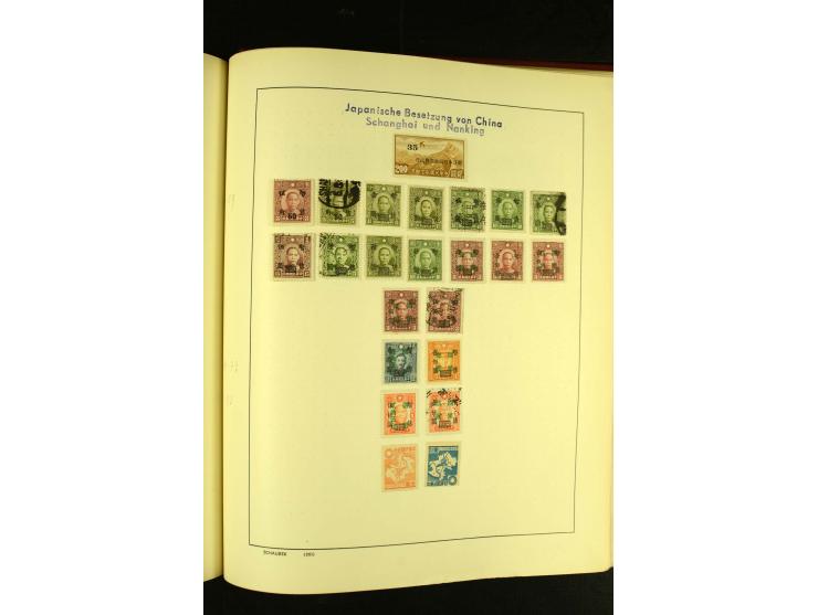 1875/1972 (ca.), ungebrauchte und gestempelte Sammlung mit besseren Ausgaben in 2 Schaubek-Alben