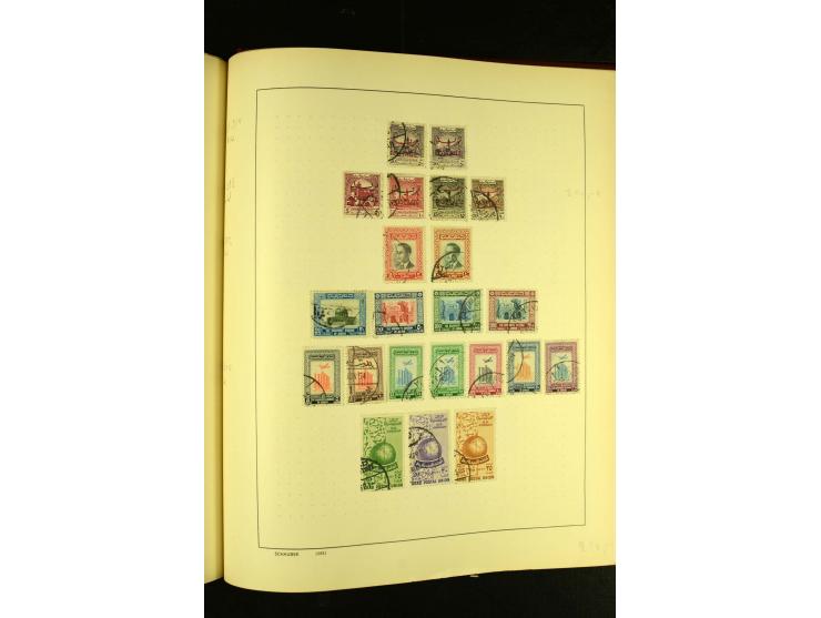 1875/1972 (ca.), ungebrauchte und gestempelte Sammlung mit besseren Ausgaben in 2 Schaubek-Alben