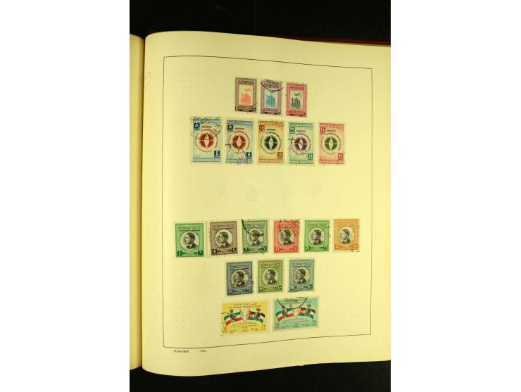 1875/1972 (ca.), ungebrauchte und gestempelte Sammlung mit besseren Ausgaben in 2 Schaubek-Alben