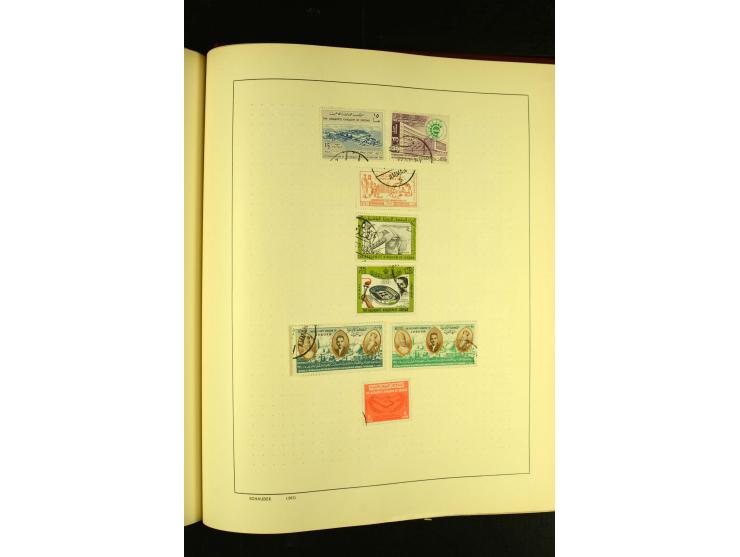 1875/1972 (ca.), ungebrauchte und gestempelte Sammlung mit besseren Ausgaben in 2 Schaubek-Alben