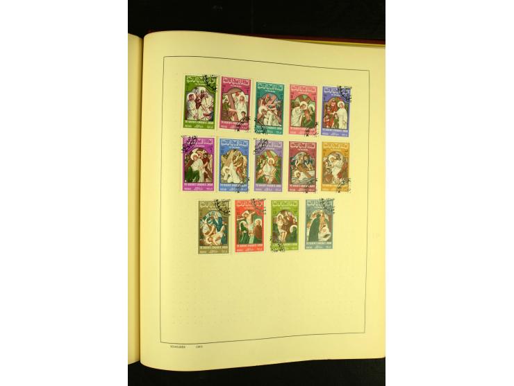 1875/1972 (ca.), ungebrauchte und gestempelte Sammlung mit besseren Ausgaben in 2 Schaubek-Alben