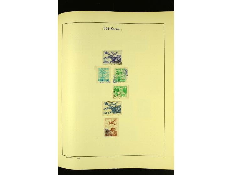 1875/1972 (ca.), ungebrauchte und gestempelte Sammlung mit besseren Ausgaben in 2 Schaubek-Alben