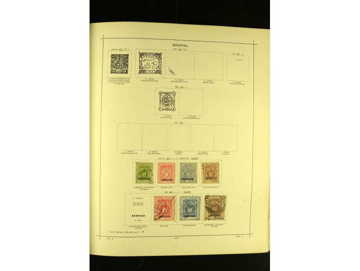 1875/1972 (ca.), ungebrauchte und gestempelte Sammlung mit besseren Ausgaben in 2 Schaubek-Alben