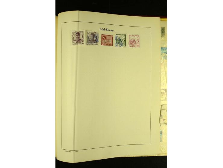 1875/1972 (ca.), ungebrauchte und gestempelte Sammlung mit besseren Ausgaben in 2 Schaubek-Alben