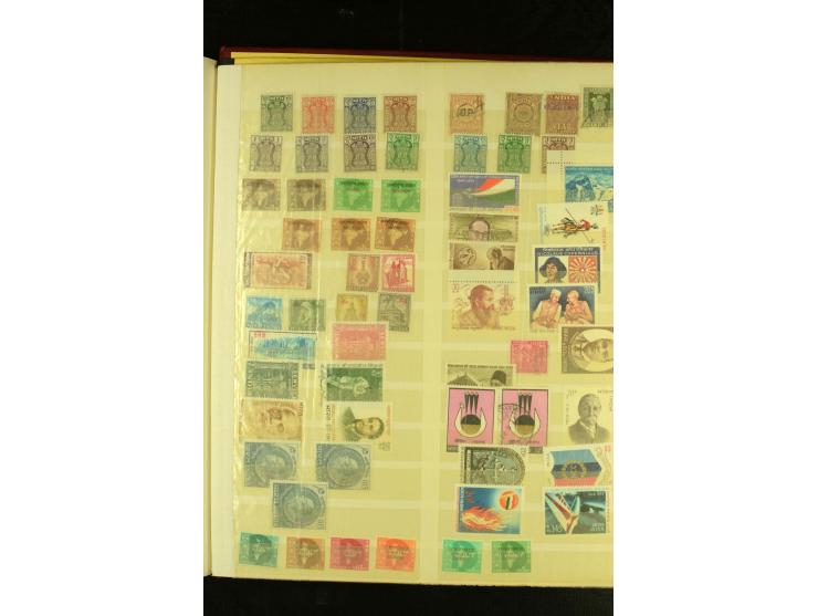 1875/1972 (ca.), ungebrauchte und gestempelte Sammlung mit besseren Ausgaben in 2 Schaubek-Alben