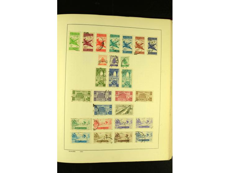 1875/1972 (ca.), ungebrauchte und gestempelte Sammlung mit besseren Ausgaben in 2 Schaubek-Alben