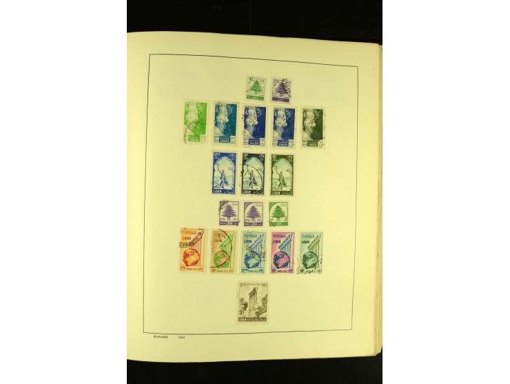1875/1972 (ca.), ungebrauchte und gestempelte Sammlung mit besseren Ausgaben in 2 Schaubek-Alben