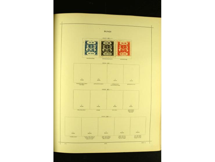 1875/1972 (ca.), ungebrauchte und gestempelte Sammlung mit besseren Ausgaben in 2 Schaubek-Alben