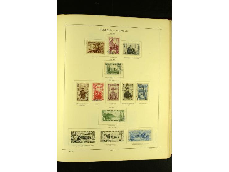 1875/1972 (ca.), ungebrauchte und gestempelte Sammlung mit besseren Ausgaben in 2 Schaubek-Alben