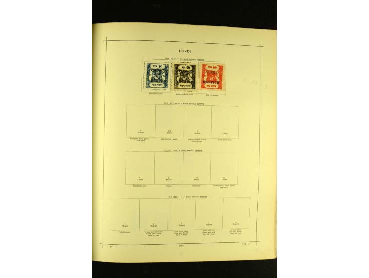 1875/1972 (ca.), ungebrauchte und gestempelte Sammlung mit besseren Ausgaben in 2 Schaubek-Alben