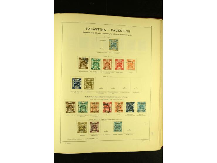 1875/1972 (ca.), ungebrauchte und gestempelte Sammlung mit besseren Ausgaben in 2 Schaubek-Alben