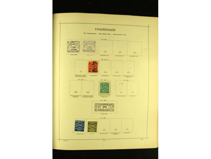 1875/1972 (ca.), ungebrauchte und gestempelte Sammlung mit besseren Ausgaben in 2 Schaubek-Alben