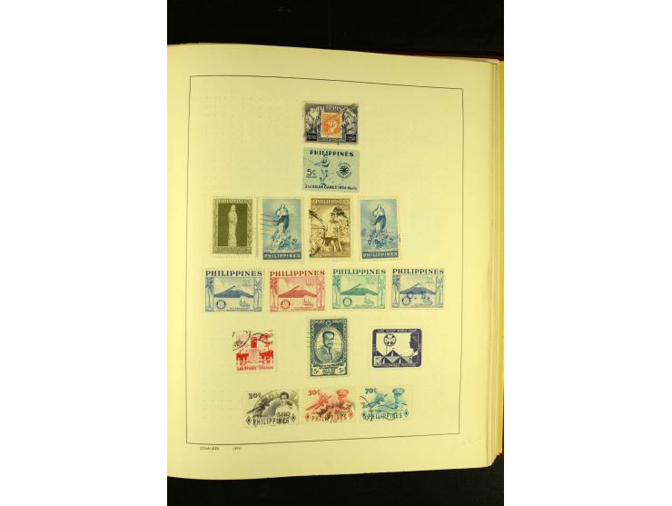 1875/1972 (ca.), ungebrauchte und gestempelte Sammlung mit besseren Ausgaben in 2 Schaubek-Alben