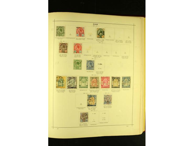 1875/1972 (ca.), ungebrauchte und gestempelte Sammlung mit besseren Ausgaben in 2 Schaubek-Alben