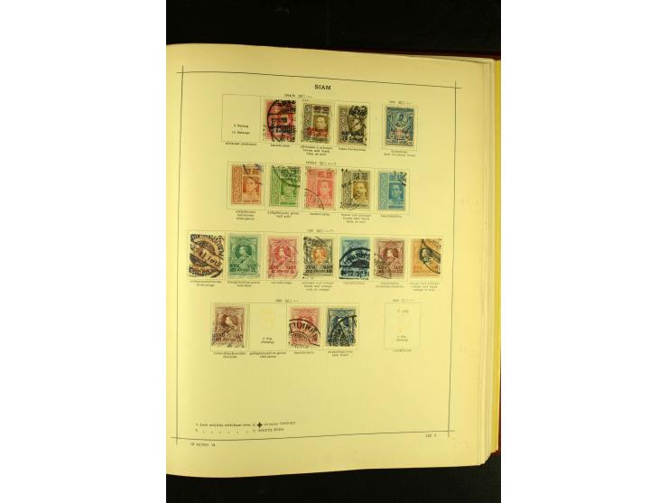1875/1972 (ca.), ungebrauchte und gestempelte Sammlung mit besseren Ausgaben in 2 Schaubek-Alben