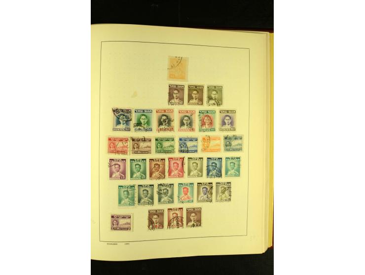 1875/1972 (ca.), ungebrauchte und gestempelte Sammlung mit besseren Ausgaben in 2 Schaubek-Alben