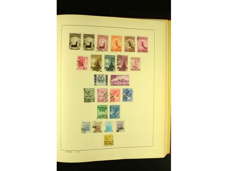 1875/1972 (ca.), ungebrauchte und gestempelte Sammlung mit besseren Ausgaben in 2 Schaubek-Alben