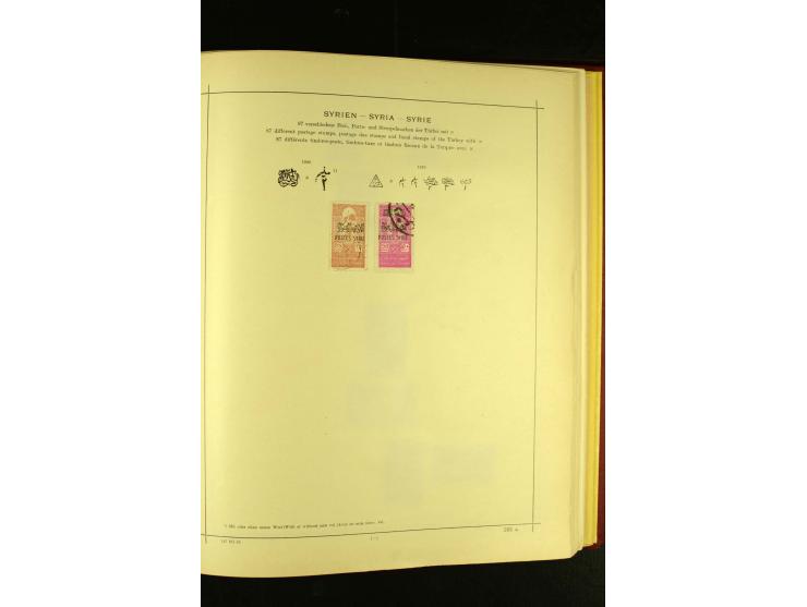 1875/1972 (ca.), ungebrauchte und gestempelte Sammlung mit besseren Ausgaben in 2 Schaubek-Alben