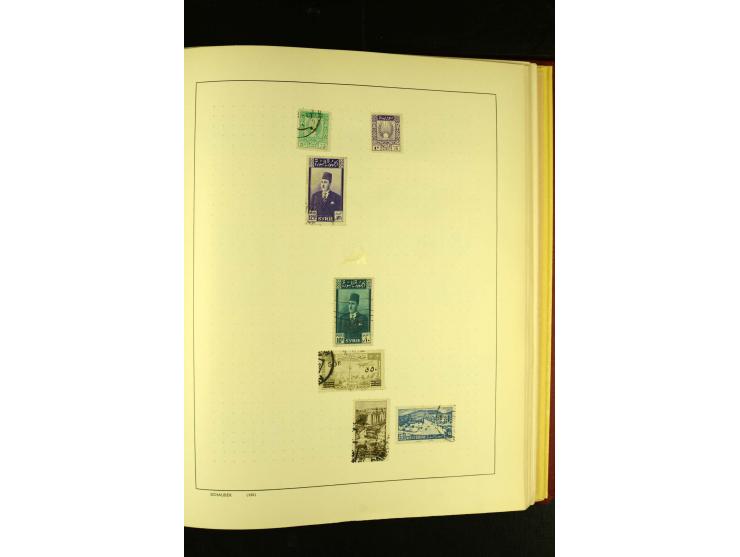1875/1972 (ca.), ungebrauchte und gestempelte Sammlung mit besseren Ausgaben in 2 Schaubek-Alben