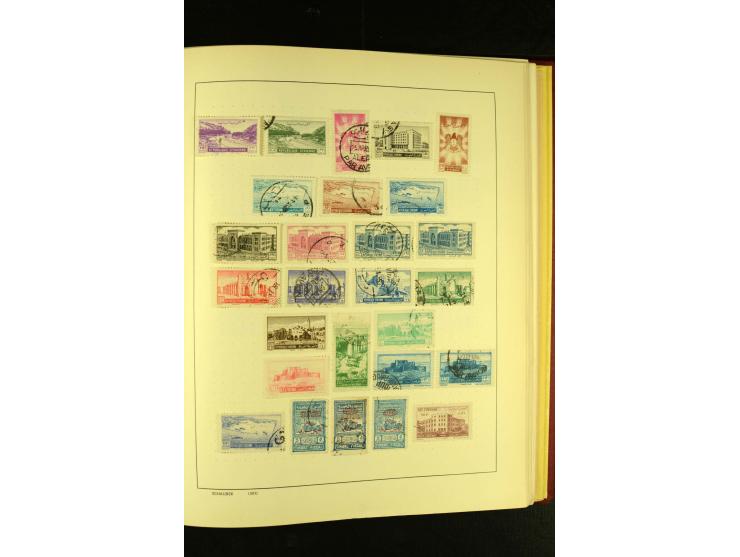 1875/1972 (ca.), ungebrauchte und gestempelte Sammlung mit besseren Ausgaben in 2 Schaubek-Alben