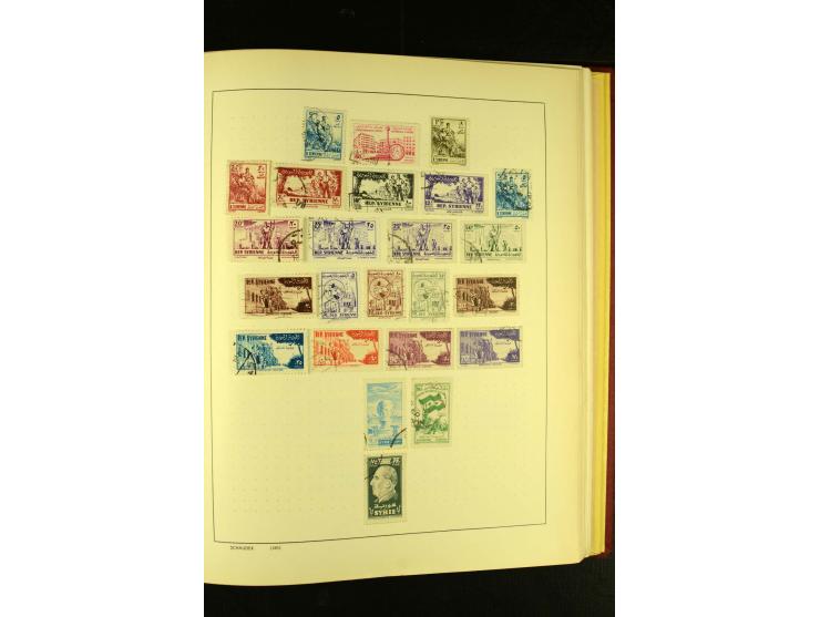 1875/1972 (ca.), ungebrauchte und gestempelte Sammlung mit besseren Ausgaben in 2 Schaubek-Alben