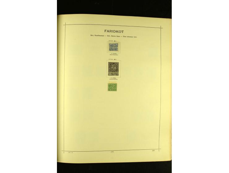 1875/1972 (ca.), ungebrauchte und gestempelte Sammlung mit besseren Ausgaben in 2 Schaubek-Alben