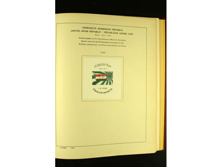 1875/1972 (ca.), ungebrauchte und gestempelte Sammlung mit besseren Ausgaben in 2 Schaubek-Alben