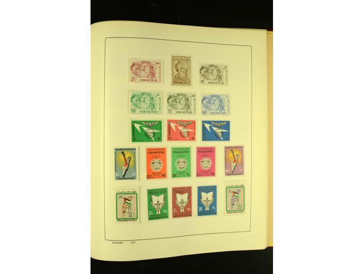 1875/1972 (ca.), ungebrauchte und gestempelte Sammlung mit besseren Ausgaben in 2 Schaubek-Alben