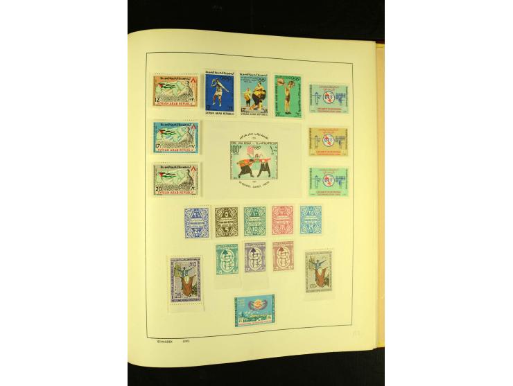 1875/1972 (ca.), ungebrauchte und gestempelte Sammlung mit besseren Ausgaben in 2 Schaubek-Alben