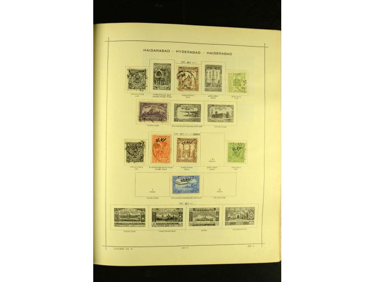 1875/1972 (ca.), ungebrauchte und gestempelte Sammlung mit besseren Ausgaben in 2 Schaubek-Alben
