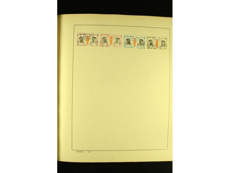 1875/1972 (ca.), ungebrauchte und gestempelte Sammlung mit besseren Ausgaben in 2 Schaubek-Alben