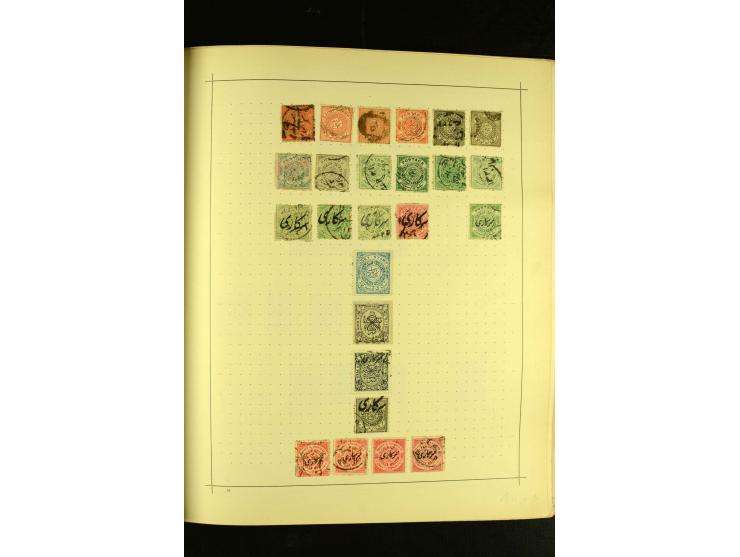 1875/1972 (ca.), ungebrauchte und gestempelte Sammlung mit besseren Ausgaben in 2 Schaubek-Alben