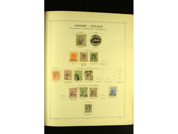 1875/1972 (ca.), ungebrauchte und gestempelte Sammlung mit besseren Ausgaben in 2 Schaubek-Alben