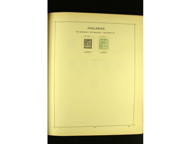 1875/1972 (ca.), ungebrauchte und gestempelte Sammlung mit besseren Ausgaben in 2 Schaubek-Alben