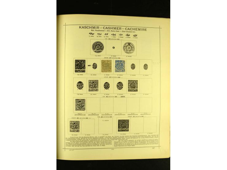 1875/1972 (ca.), ungebrauchte und gestempelte Sammlung mit besseren Ausgaben in 2 Schaubek-Alben