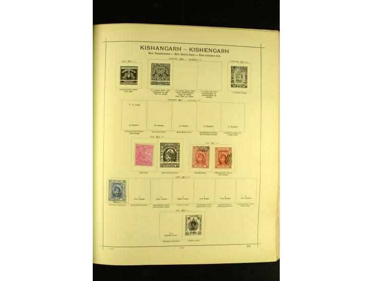 1875/1972 (ca.), ungebrauchte und gestempelte Sammlung mit besseren Ausgaben in 2 Schaubek-Alben