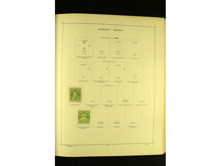 1875/1972 (ca.), ungebrauchte und gestempelte Sammlung mit besseren Ausgaben in 2 Schaubek-Alben