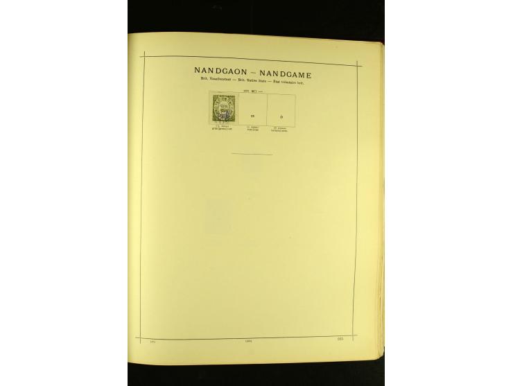 1875/1972 (ca.), ungebrauchte und gestempelte Sammlung mit besseren Ausgaben in 2 Schaubek-Alben