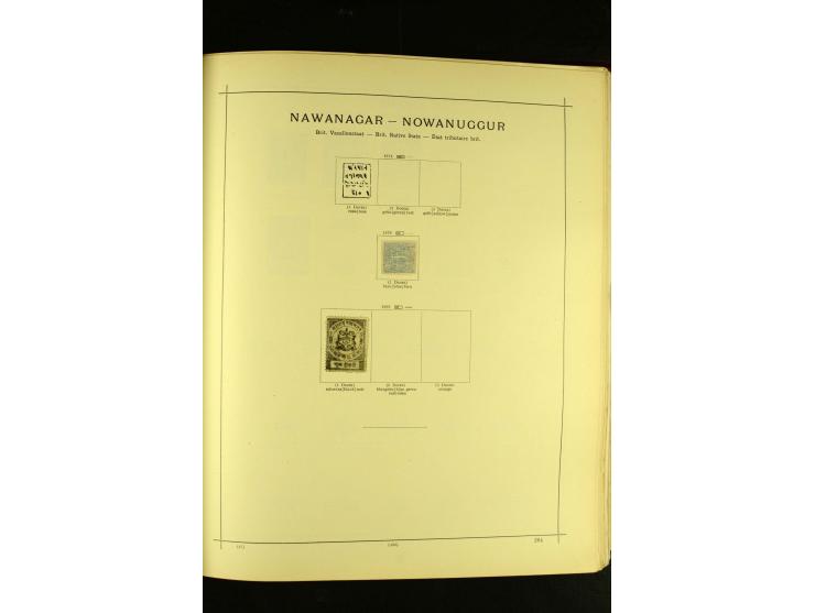 1875/1972 (ca.), ungebrauchte und gestempelte Sammlung mit besseren Ausgaben in 2 Schaubek-Alben