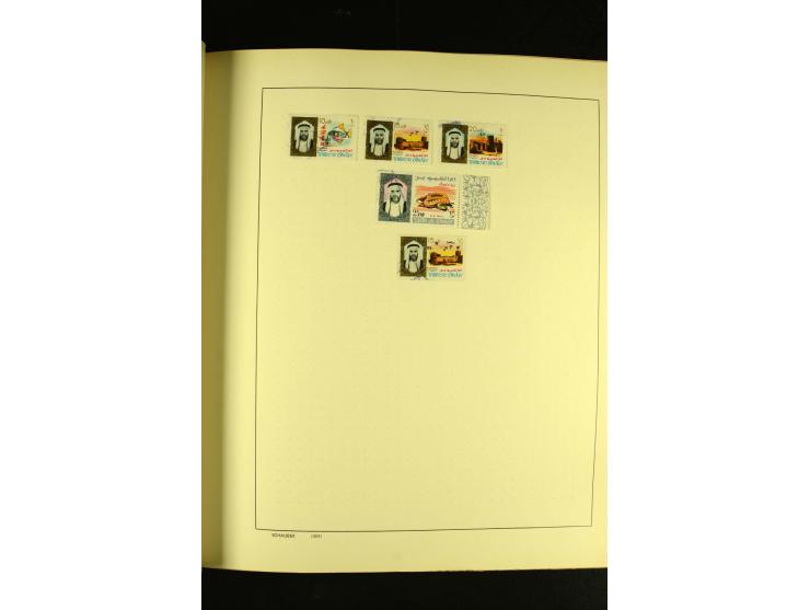 1875/1972 (ca.), ungebrauchte und gestempelte Sammlung mit besseren Ausgaben in 2 Schaubek-Alben