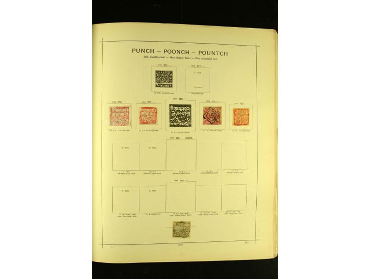 1875/1972 (ca.), ungebrauchte und gestempelte Sammlung mit besseren Ausgaben in 2 Schaubek-Alben