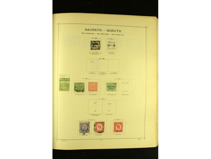 1875/1972 (ca.), ungebrauchte und gestempelte Sammlung mit besseren Ausgaben in 2 Schaubek-Alben