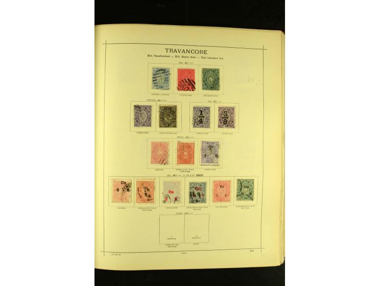 1875/1972 (ca.), ungebrauchte und gestempelte Sammlung mit besseren Ausgaben in 2 Schaubek-Alben