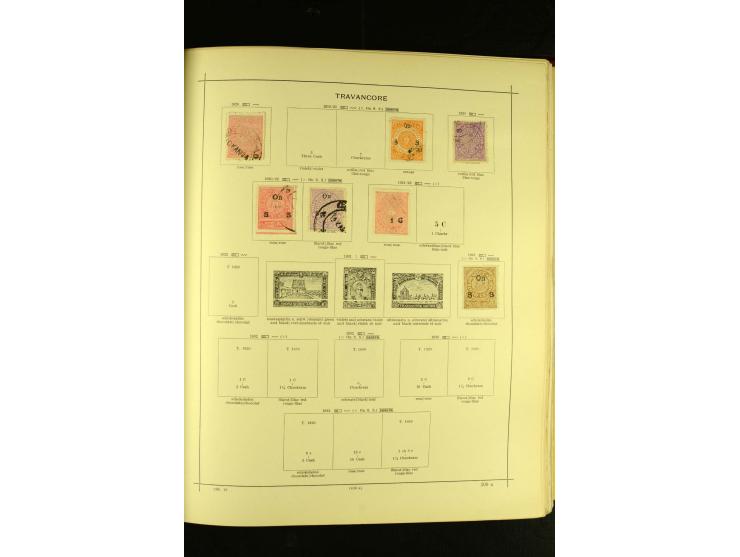 1875/1972 (ca.), ungebrauchte und gestempelte Sammlung mit besseren Ausgaben in 2 Schaubek-Alben