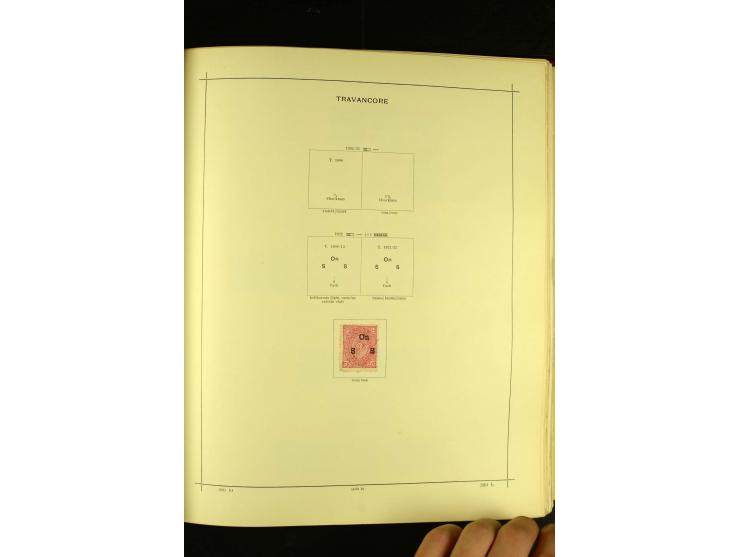 1875/1972 (ca.), ungebrauchte und gestempelte Sammlung mit besseren Ausgaben in 2 Schaubek-Alben