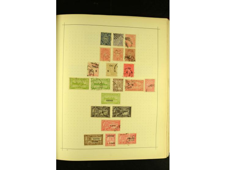 1875/1972 (ca.), ungebrauchte und gestempelte Sammlung mit besseren Ausgaben in 2 Schaubek-Alben