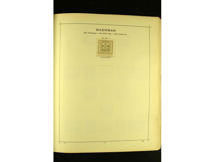 1875/1972 (ca.), ungebrauchte und gestempelte Sammlung mit besseren Ausgaben in 2 Schaubek-Alben